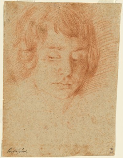 Cabeza de un niño (¿Gennaro Falcone?) de Aniello Falcone