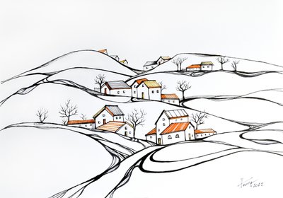 Winter Village Hills de Aniko Hencz