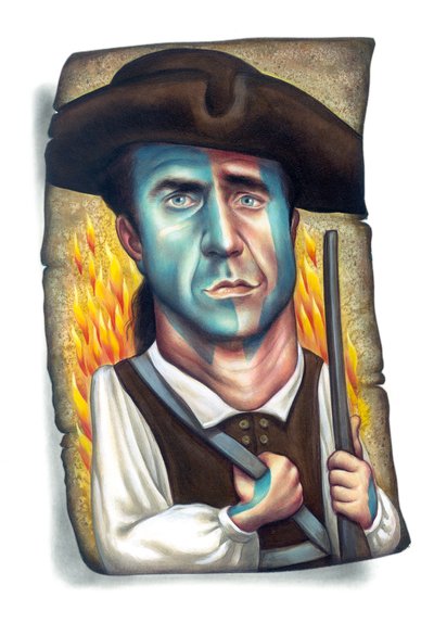 Braveheart, 2000 (acrílico sobre tabla ilustración) de Anita Kunz