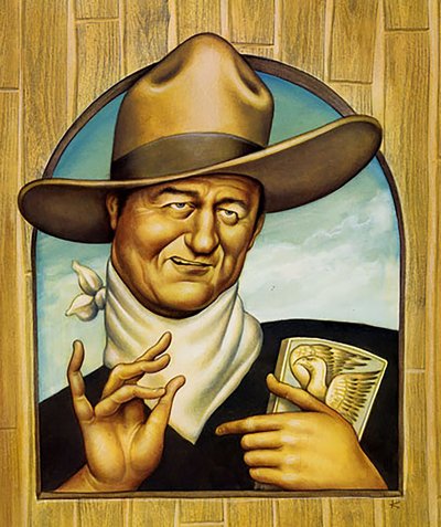 John Wayne de Anita Kunz