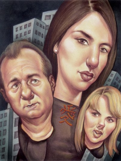 Lost in Translation, 2003 (acrílico sobre tabla de ilustración) de Anita Kunz