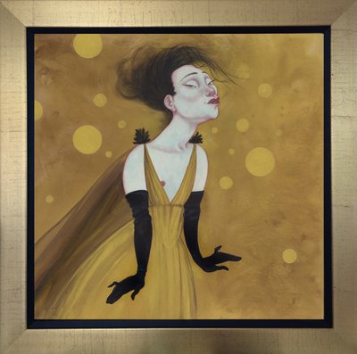 Moulin Rouge Madame, 2019 (pintura acrílica sobre tabla ilustración) de Anita Kunz