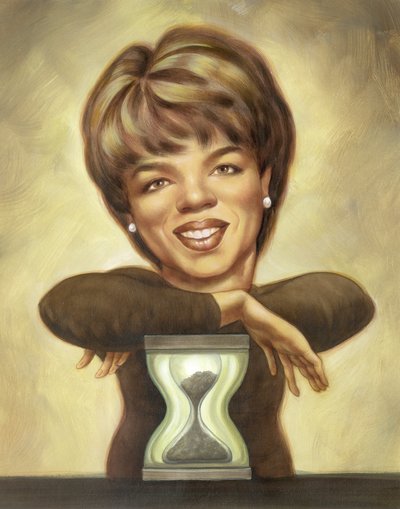 Oprah Winfrey, 2010 (acrílico sobre tabla ilustración) de Anita Kunz