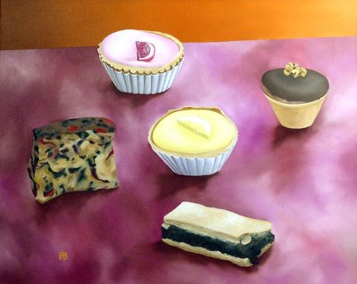 Cinco pasteles, 1988 de Anna Phillips