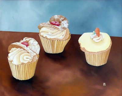 Tres pasteles, 1998 de Anna Phillips