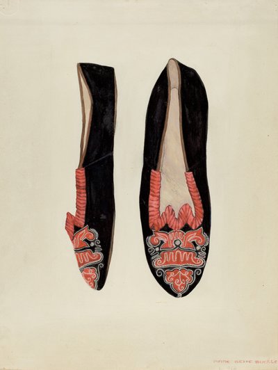 Zapatilla de baile de Ann Gene Buckley