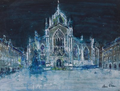 St Giles de noche de Ann Oram