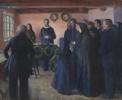 Un funeral de Anna Ancher