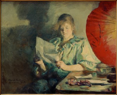 Tarde, interior de Anna Ancher