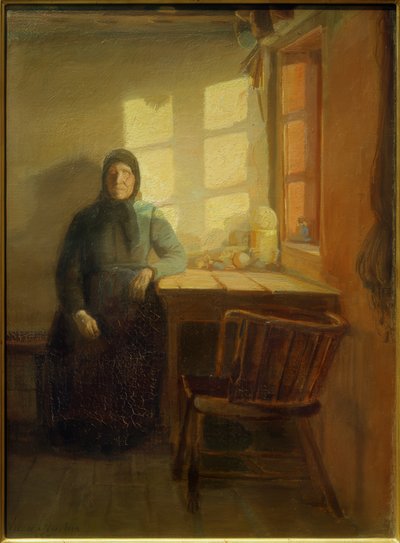 Ciegos bajo el sol de Anna Ancher