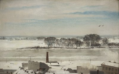 Vista desde las ventanas del invernadero de Anna Bilińska Bohdanowicz