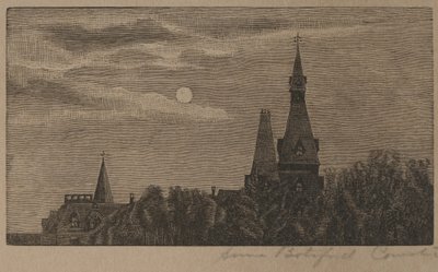 Campanarios a la Luz de la Luna de Anna Botsford Comstock