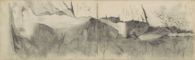 Cascada en el valle de Dala, cerca de Leukerbad de Anna Catharina Maria van Eeghen (possibly)