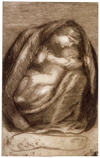 Madre e hijo, 1911 de Anna Lea Merritt