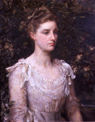 Retrato de Cecilia Farrer de Anna Lea Merritt