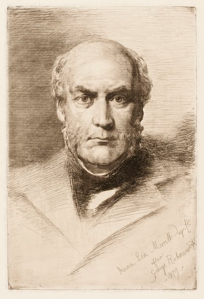 Sin título (retrato de un hombre) de Anna Lea Merritt