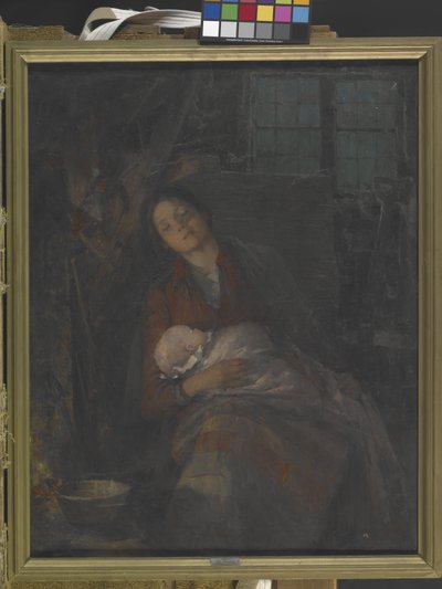 Descanso (óleo sobre lienzo) de Anna Nordgren