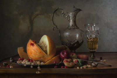 Naturaleza muerta clásica con frutas de Anna Petina