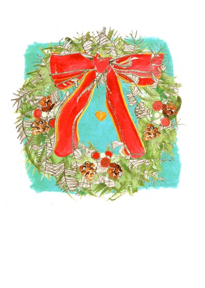 Corona de Navidad de Anna Platts