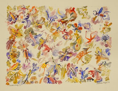 3 Swansong, 2023 (acuarela) de Anna Pugh