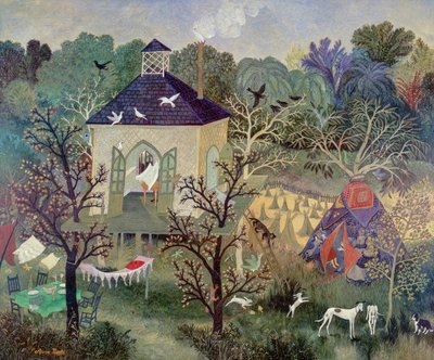 Un lugar para estar, 2003 (acrílico) de Anna Pugh