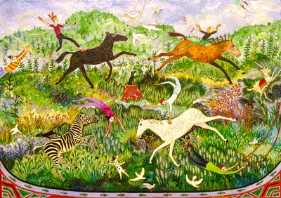 Y para mi próximo truco, 2017 (acrílico) de Anna Pugh