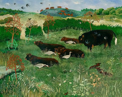 Los bichos hacen pilates, 2011 (acrílico) de Anna Pugh