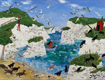 El día libre de David, 2013 (acrílico) de Anna Pugh