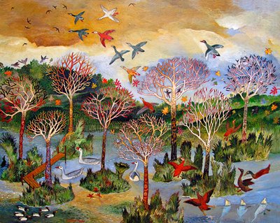 Everglade, 2013 (acrílico) de Anna Pugh