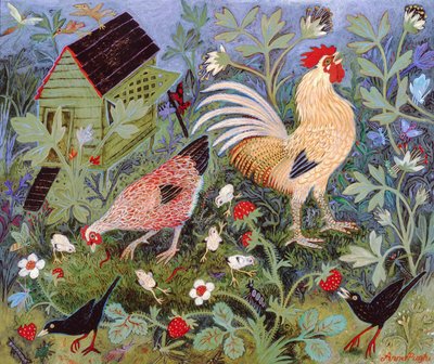 Free for All, 2009 (acrílico) de Anna Pugh