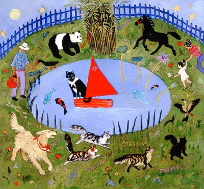 Hello Chloe, 2004 (acrílico) de Anna Pugh
