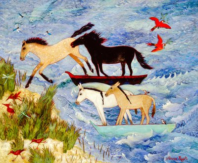 Landfall, 2008 (acrílico) de Anna Pugh