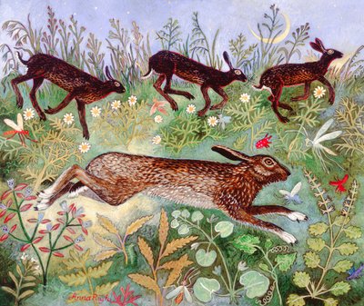 Moon Run, 2010 (acrílico) de Anna Pugh