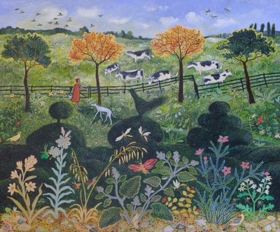 Cerca y lejos, 2015 (acrílico) de Anna Pugh