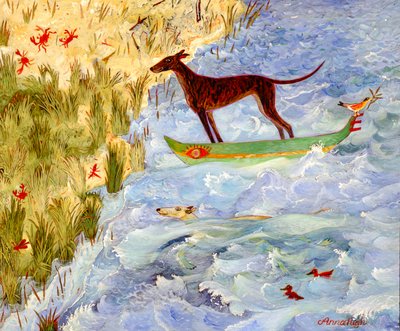 Nearly There, 2008 (acrílico) de Anna Pugh