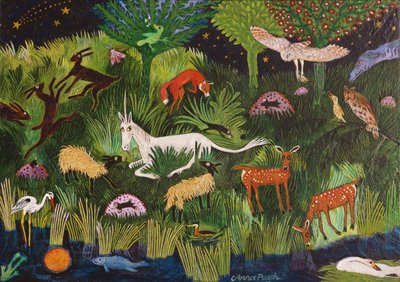 Vida nocturna, 2018 (acrílico) de Anna Pugh