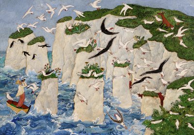 El viejo Harry, 2017 (acrílico) de Anna Pugh