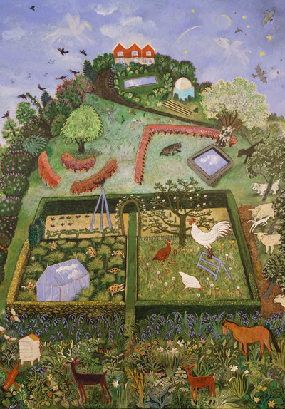 Exterior, 2019 (acrílico) de Anna Pugh
