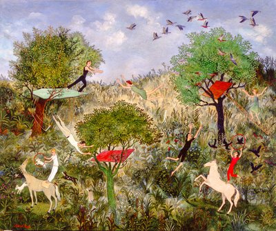 La práctica hace al maestro, 2010 (acrílico) de Anna Pugh