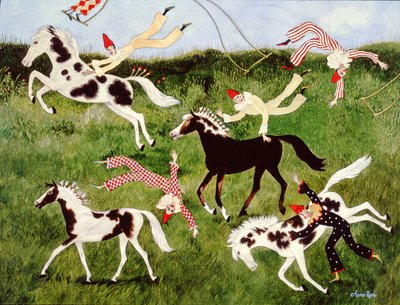 La práctica hace al maestro, 2010 (acrílico) de Anna Pugh