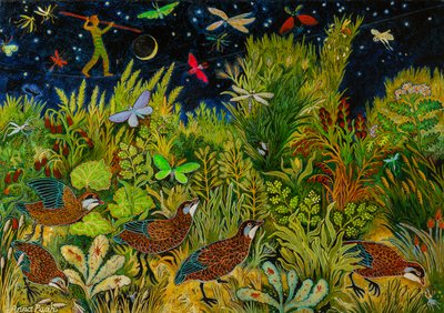 Skywire, 2020 (acrílico) de Anna Pugh