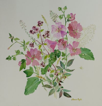 Naturaleza muerta flores 3 , 2021 (pintura) de Anna Pugh