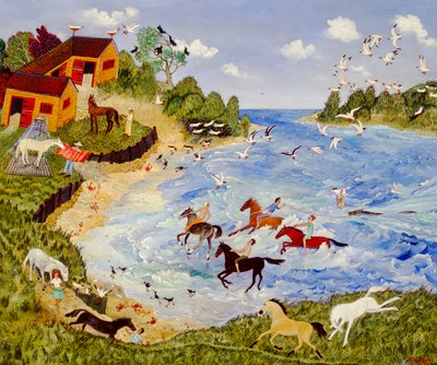 Cuartos de verano, 2009 (acrílico) de Anna Pugh