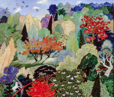 El árbol nido, 2007 (acrílico) de Anna Pugh