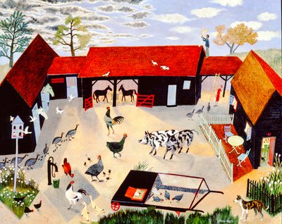 Up a Bit, 2004 (acrílico) de Anna Pugh