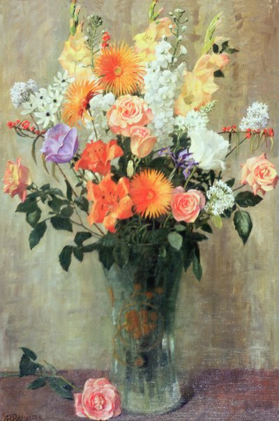 An Old Fashioned Posey, c.1939 (óleo sobre lienzo) de Anna Richards Brewster