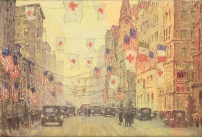 La Quinta Avenida en el invierno del armisticio de Anna Richards Brewster