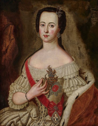 Retrato de la Emperatriz Catalina II de Anna Rosina Lisiewska