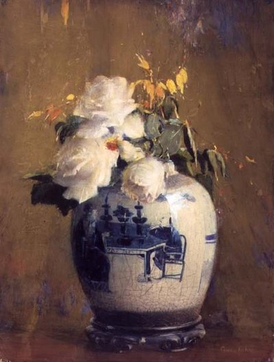 Las rosas blancas, antes de 1922 de Anna S. Fisher