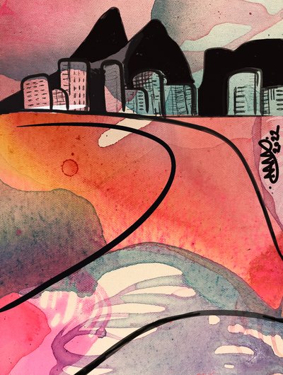 Un recorrido por un paisaje urbano lleno de vida de Anna Viklund